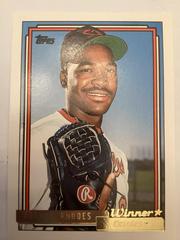 Arthur Rhoads [Winner] Baseball Cards 1992 Topps Gold Prices