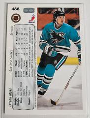 Backside | Jason More Hockey Cards 1992 Upper Deck