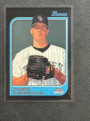 John Thomson #115 Baseball Cards 1997 Bowman Prices