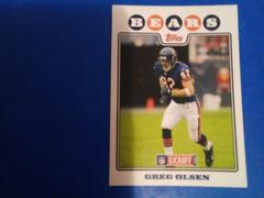 Greg Olsen Football Cards 2008 Topps Kickoff Prices