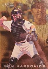 Ron Karkovice #53 Baseball Cards 1996 Flair Prices