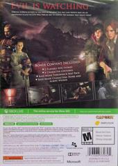Case Back | Resident Evil Revelations 2 Xbox 360
