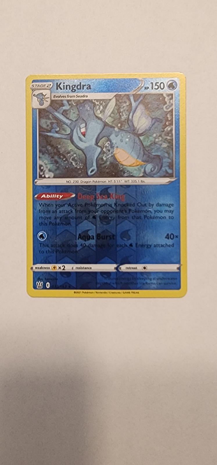 Kingdra [Reverse Holo] Ungraded Pokemon Battle Styles