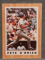 Pete O'Brien #72 Baseball Cards 1987 Topps Mini League Leaders Prices