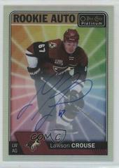 Lawson Crouse [Rainbow Color Wheel] Hockey Cards 2016 O-Pee-Chee Platinum Rookie Autographs Prices