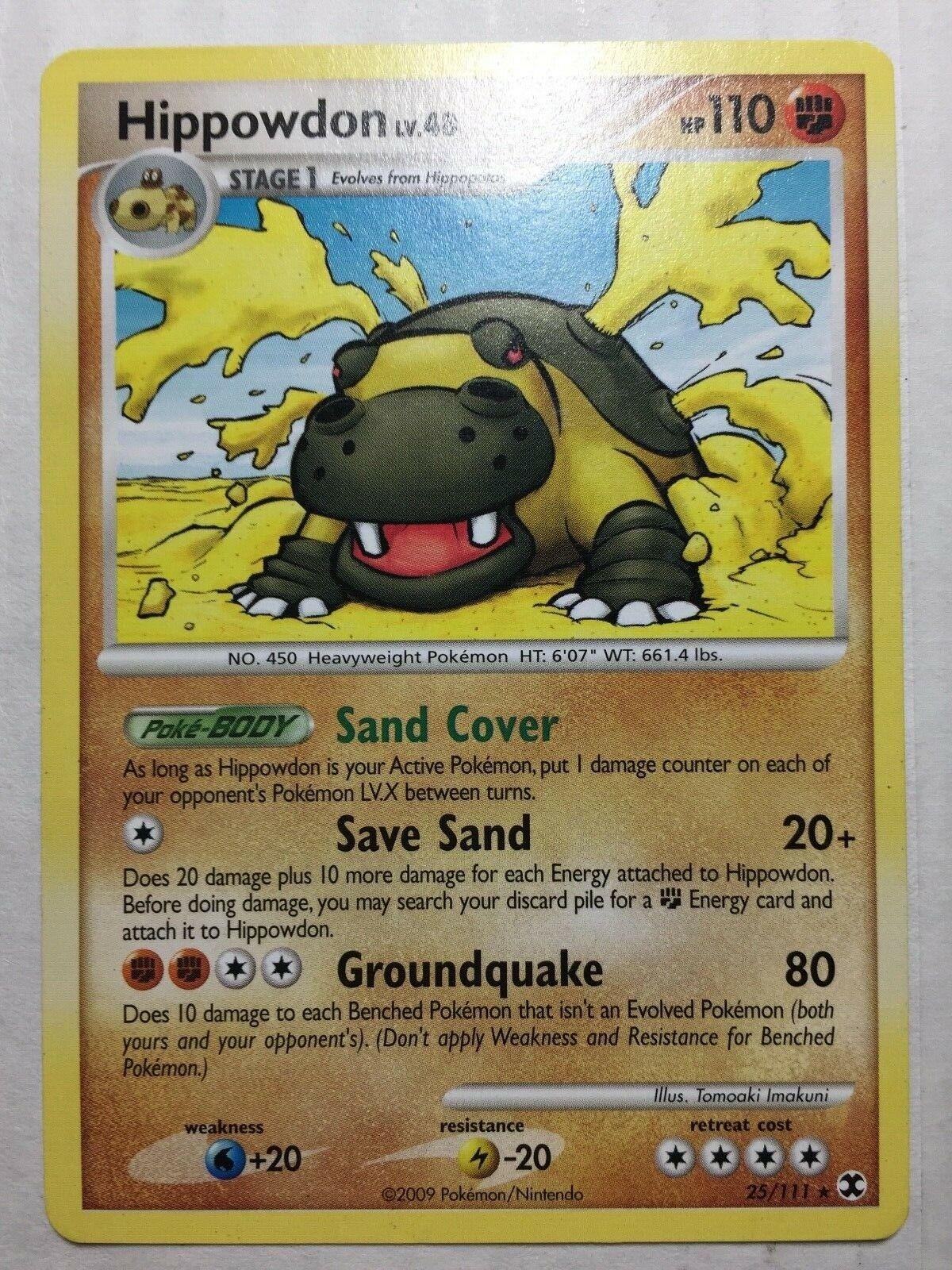 Hippowdon 25 Prices Pokemon Rising Rivals Pokemon Cards