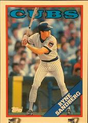 Ryne Sandberg Baseball Cards 1988 Topps Tiffany Prices