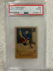 Gaye Stewart #99 Hockey Cards 1951 Parkhurst Prices