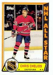 Chris Chelios #1 Hockey Cards 1989 Topps Stickers Prices