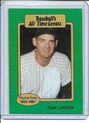 Don Larsen Baseball Cards 1987 All Time Greats Prices