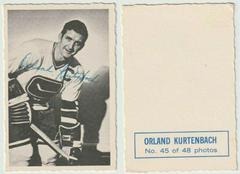 Orland Kurtenbach #45 Hockey Cards 1970 O-Pee-Chee Deckle Edge Prices