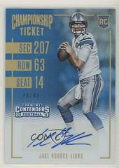 Jake Rudock [Autograph Championship Ticket] Football Cards 2016 Panini Contenders Prices
