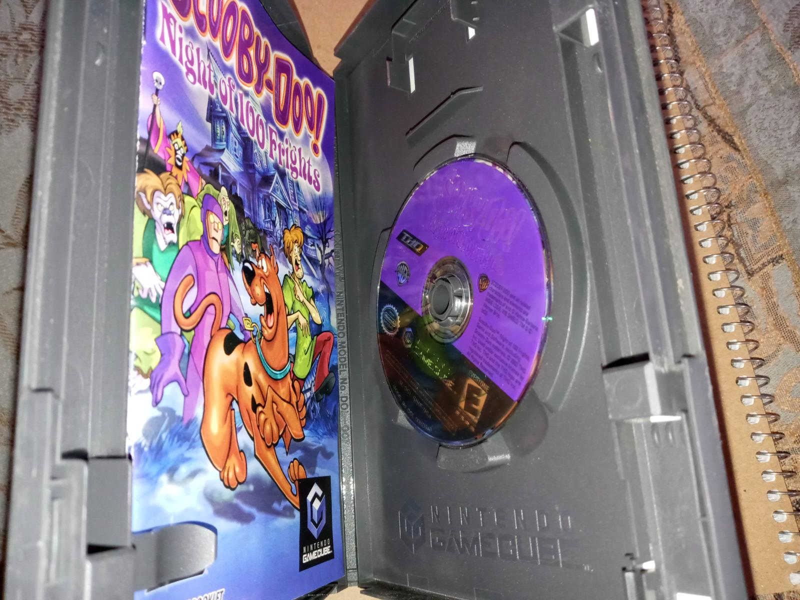 Scooby Doo Night Of 100 Frights Item Box And Manual Gamecube