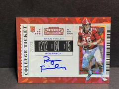Ryan Finley [Cracked Ice] Football Cards 2019 Panini Contenders Draft Picks Prices