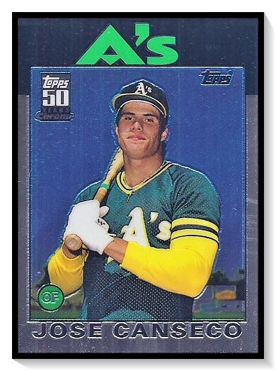 Jose Canseco [1986 Reprint] | Ungraded | 2001 Topps Chrome Traded