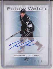 Jordan Nolan [Autograph] #221 Hockey Cards 2012 SP Authentic Prices