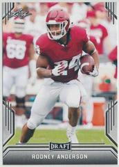 Rodney Anderson #63 Football Cards 2019 Leaf Draft Prices