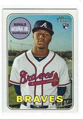 Ronald Acuna Jr. Baseball Cards 2018 Topps Heritage Prices