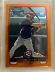 Bryce Harper [Orange Refractor] #BCP10 Baseball Cards 2012 Bowman Chrome Prospects Prices