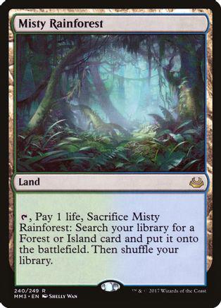 Misty Rainforest [Foil] Magic Modern Masters 2017