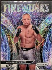 Georges St Pierre [Mojo] #14 Ufc Cards 2022 Panini Prizm UFC Fireworks Prices