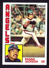 Reggie Jackson Baseball Cards 1984 Topps Nestle Prices