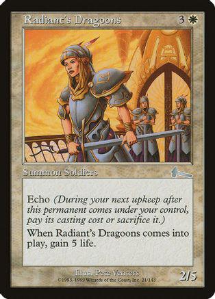 Radiant's Dragoons [Foil] Magic Urzas Legacy