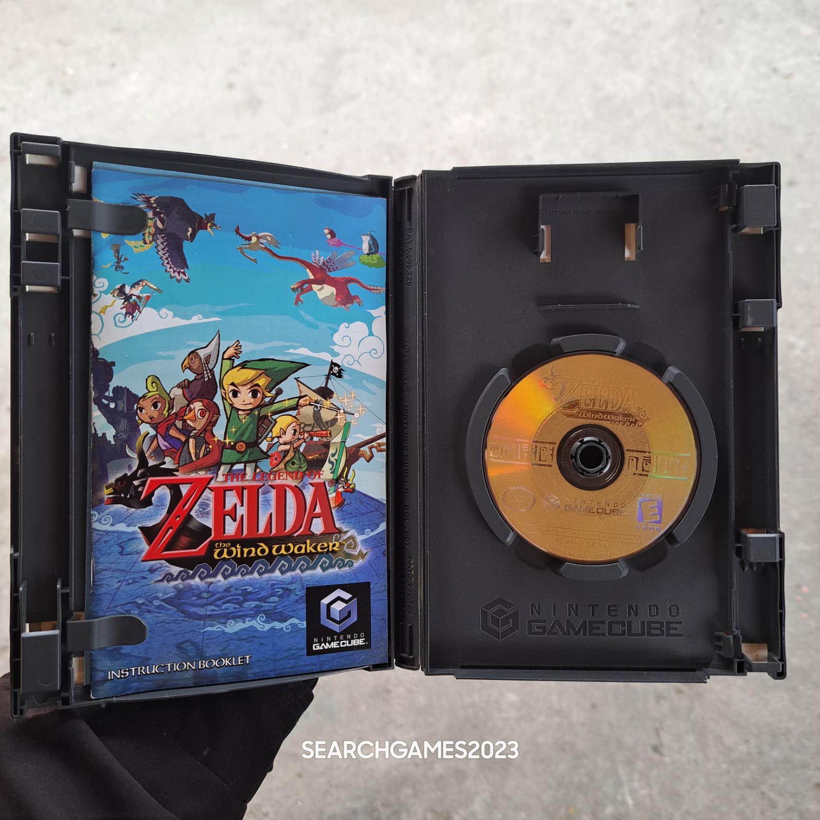 Zelda Wind Waker Item Box And Manual Gamecube