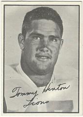 Tommy Hinton #7 Football Cards 1961 Topps CFL Prices