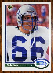 Andy Heck #495 Football Cards 1991 Upper Deck Prices
