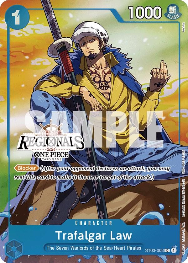 Trafalgar Law [Offline Participant] ST03-008 One Piece Starter Deck 3: The Seven Warlords of the Sea