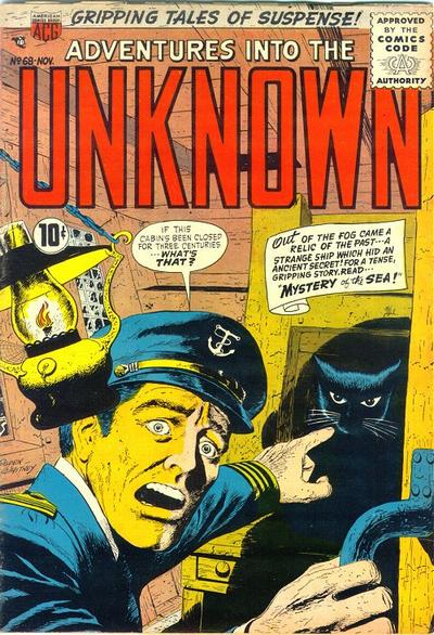 Adventures into the Unknown #68 (1955) Comic Books Adventures into the Unknown