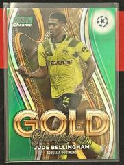 Jude Bellingham [Green] Soccer Cards 2021 Stadium Club Chrome UEFA Champions League Glimpses of Gold Prices