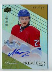 Alex Galchenyuk [Autograph] #108 Hockey Cards 2013 Upper Deck Trilogy Prices