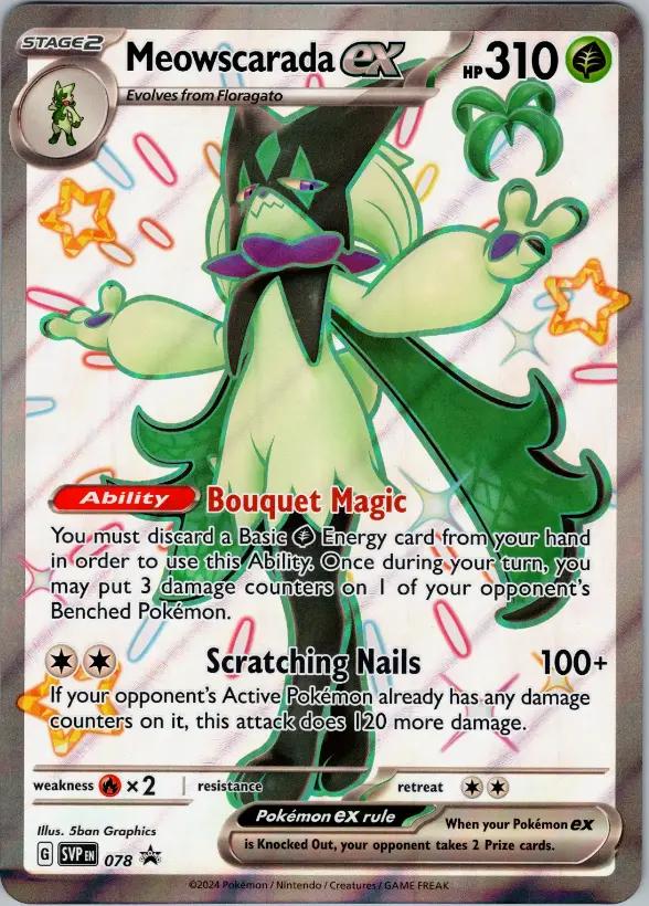 Meowscarada ex #78 Pokemon Promo