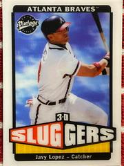 Javy Lopez [3D Sluggers] Baseball Cards 2002 Upper Deck Vintage Prices