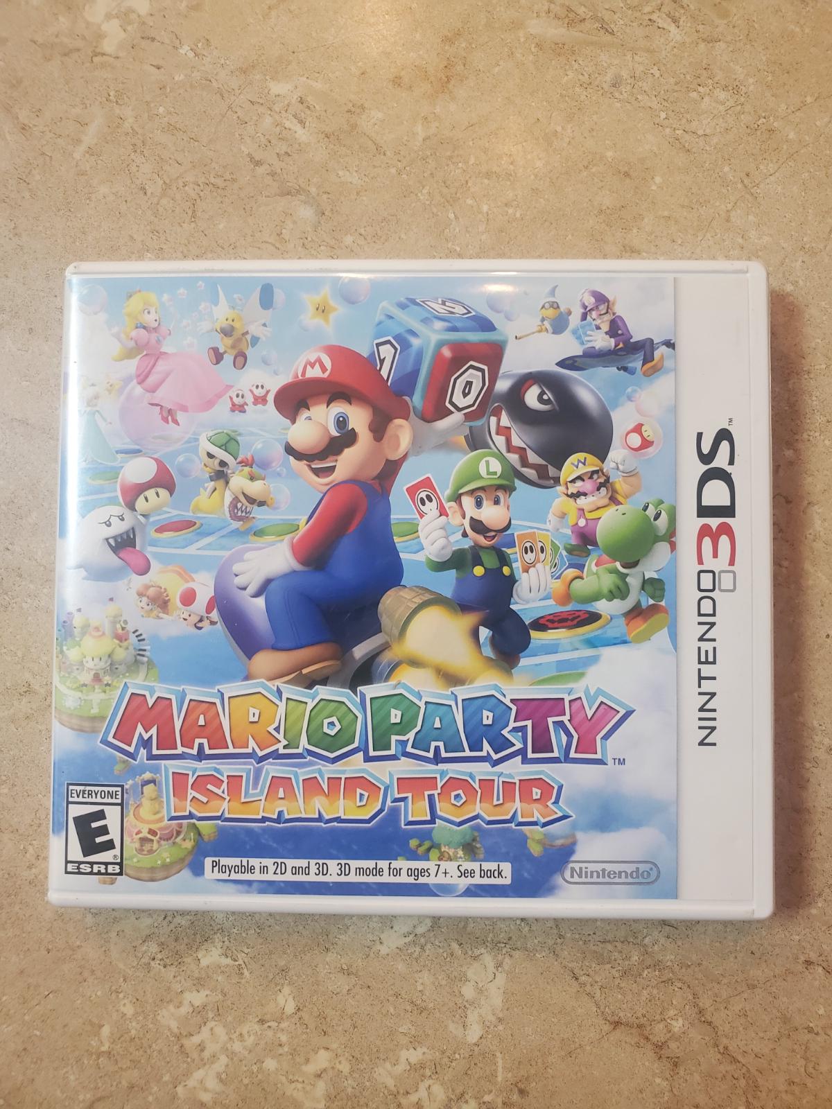 Mario Party Island Tour Item, Box, and Manual Nintendo 3DS
