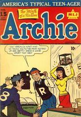 Archie #15 (1945) Comic Books Archie Prices