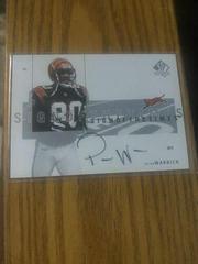Peter Warrick Football Cards 2001 SP Authentic Sign of the Times Prices