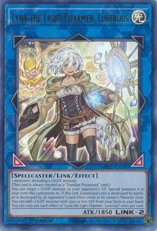 Lyna the Light Charmer, Lustrous MP22-EN089 YuGiOh 2022 Tin of the Pharaoh's Gods Mega Pack