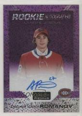 Alexander Romanov [Violet Pixels] Hockey Cards 2020 O Pee Chee Platinum Rookie Autographs Prices