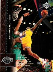 Nick Van Exel #62 Basketball Cards 1996 Upper Deck Prices