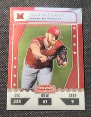 Sam Bachman Baseball Cards 2021 Panini Elite Extra Edition College Tickets Optic Prices