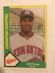 Cliff Young Baseball Cards 1990 CMC Edmonton Trappers Prices