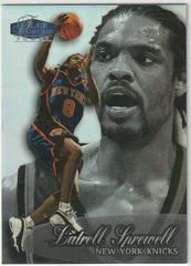 Latrell Sprewell [Row 3] #15 Basketball Cards 1998 Flair Showcase Prices