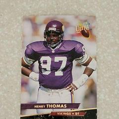 Henry Thomas #280 Football Cards 1993 Ultra Prices