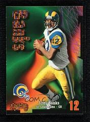 Tony Banks [Super Rave] #128 Football Cards 1998 Skybox Thunder Prices
