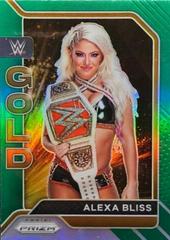 Alexa Bliss [Green Prizm] Wrestling Cards 2022 Panini Prizm WWE Gold Prices