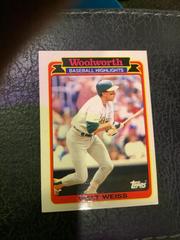 Walt Weiss #5 Baseball Cards 1989 Topps Woolworth Baseball Highlights Prices