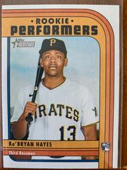 Ke'Bryan Hayes Baseball Cards 2021 Topps Heritage Rookie Performers Prices